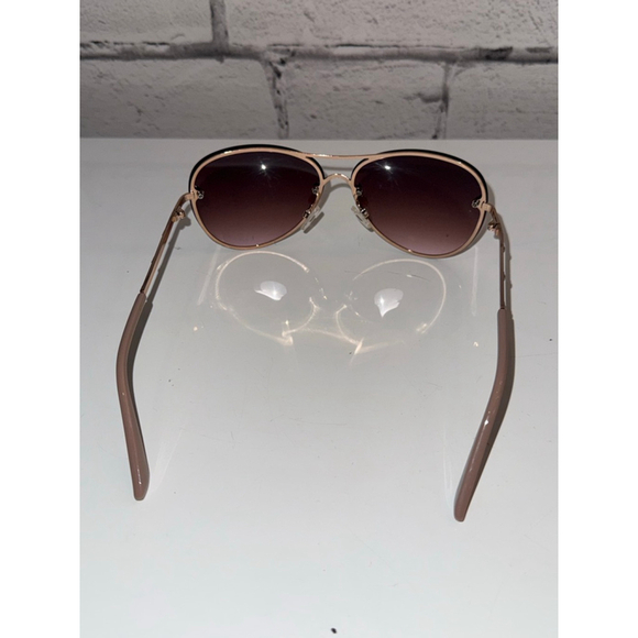 TAHARI Womens Aviator Sunglasses TH651 Brown Gold Roberto Cavalli Hardshell Case main image 3